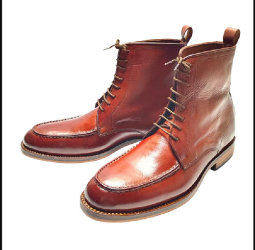 Scarpe uomo fatte - , pelle