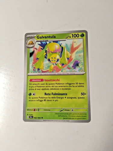 Carta pokemon galvantula - pokemon,