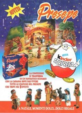 Kinder Sorpresa Presepe Pubblicità 1998 Italian Magazine Advertising 19x14