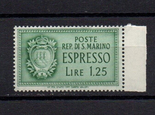 San marino 1943 espresso lire - 1943,