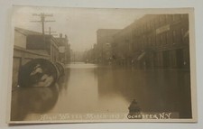 (2) Disastro storico alluvione marzo 1913 Rochester New York RPPC NY lotto di 2