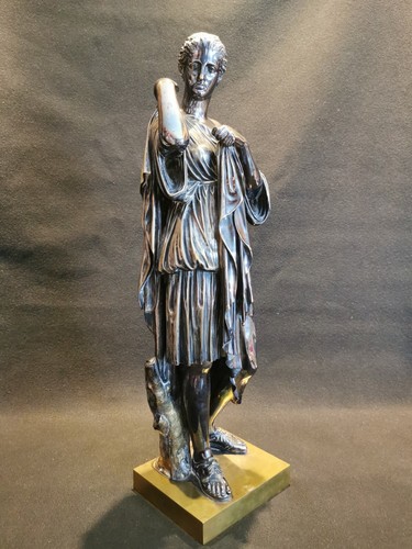 Scultura bronzo placcato - scultura, in