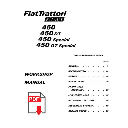 Trattore fiat 450 special - fiat, dt