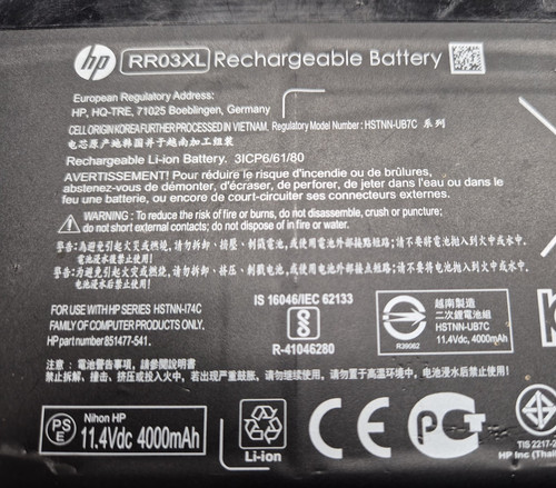 851610 850 original - hp, 851610-850