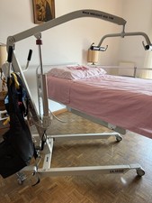 SOLLEVATORE ELETTRICO PIEGHEVOLE RICHIUDIBILE DISABILI ANZIANI+IMBRAGATURA GRATI