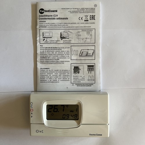 Crono termostato programmabile
