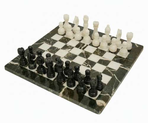 Set scacchi zebra - set, marmo