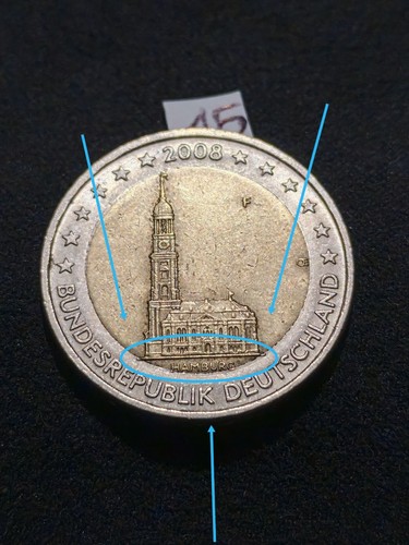 Moneta due euro - euro, germania