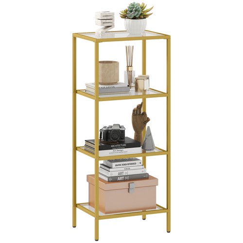 Homcom scaffalatura metallo - in,