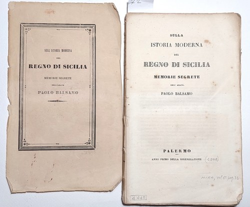 Sull istoria moderna del regno - del,