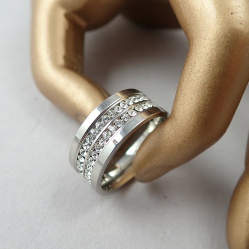 Anello moda acciaio inox - anello,