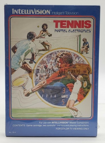 Intellivision tennis vintage - intellivision,