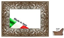 Cornice in legno in Argento invecchiato per quadri,tele,foto,specchi  Spess. cm7