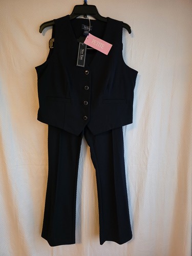 Women dark blue vest and - dark,
