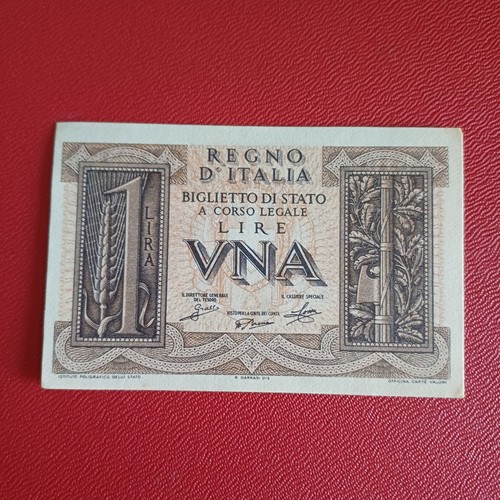 Vecchia banconota lira - vecchia, 1