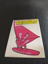 FIGURINA SUPERSPORT 1986 PANINI ADESIVO FUORI RACCOLTA WINDSURF OTTIMA VELINA