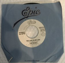 Lou Rawls-The Lady In My Life-45 RPM Record-R&B Soul Music-Epic Records-1984