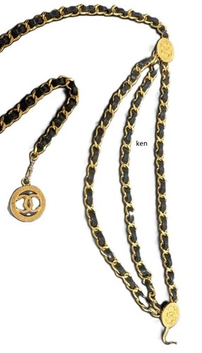 Cintura chanel autentica - chanel,