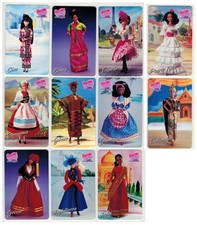 Barbie Calling Card Lotto 11 Cards Panini