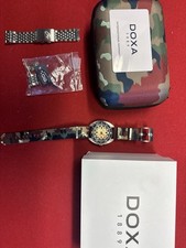 Lunetta acciaio esercito Doxa