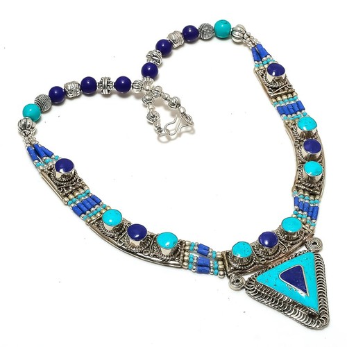 Collana con pietre - , preziose