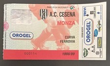 CESENA - MONZA Biglietto stadio 1998/99