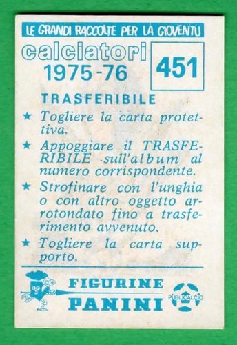 Trasferibile calciatori panini - calciatori,