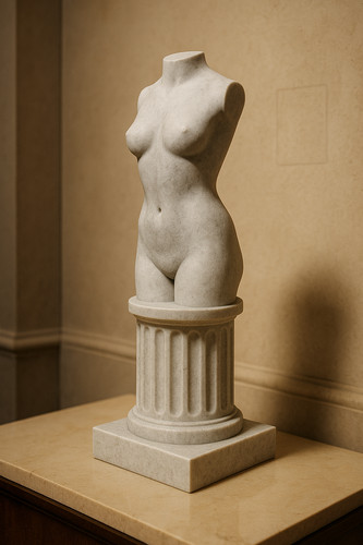 Statua corpo femminile - statua,