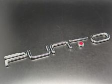 FIAT PUNTO LOGO SIGLA EMBLEMA FREGIO STEMMA SCRITTA BADGE TARGA NOME TARGHETTA