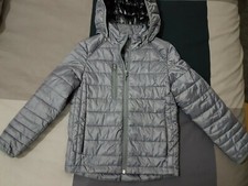 lotto 1295b piumino giacca bimbo bambino CLIQUE grigio 7-8 anni 110/120 cm