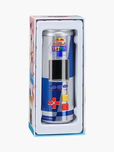 Red bull tetris can game - tetris,