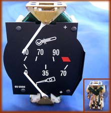 LANCIA FULVIA 5 MARCE - Manometro temperatura + manometro pressione olio cruscotto VEGLIA