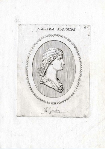 Rara stampa antica agrippina - stampa, antica-agrippina