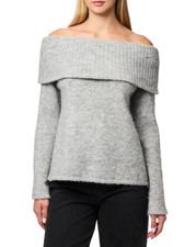 Pieces maglia scollo a barca