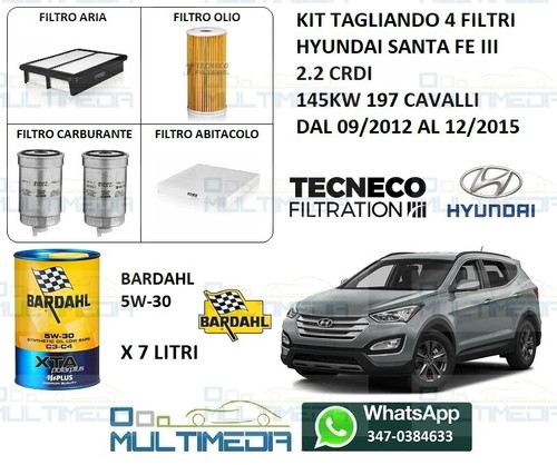 Kit tagliando filtri olio - kit, e