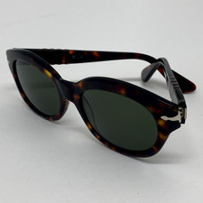 SUNGLASSES VINTAGE PERSOL 2832-S ANNI 90 ITALY OVAL TORTOISE RATTI CON CUSTODIA