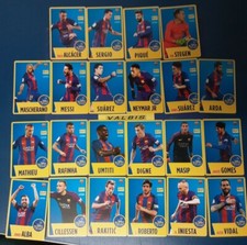   SERIE COMPLETA DI 22 CARD DEL 2017/18 BARCELLONA NESQUIK-MESSI, NEYMAR