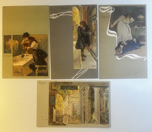 Cartoline epoca tosca - d’epoca,