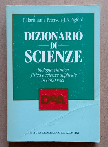 Libro dizionario scienze - dizionario, di