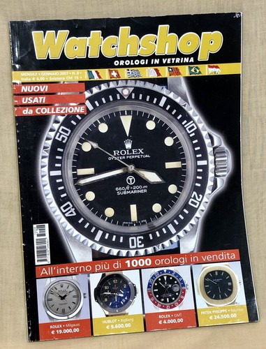 2007 magazine italian - 2007, rolex
