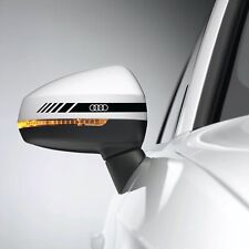 ADESIVI LOGO AUDI PER SPECCHIETTI A3 A1 Q2 Q3 Q5 S LINE STICKER TUNING TT SPORT