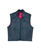 Gilet uomo stile moto nero