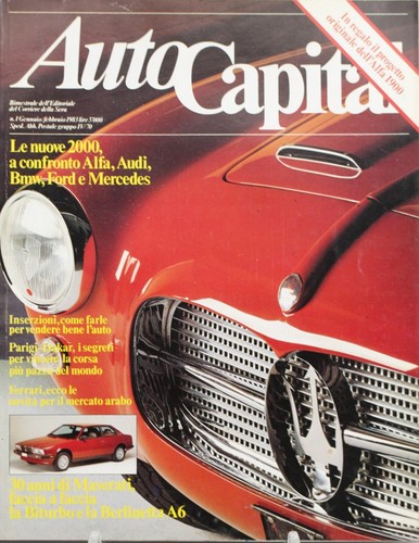 Rivista auto capital maserati - capital,