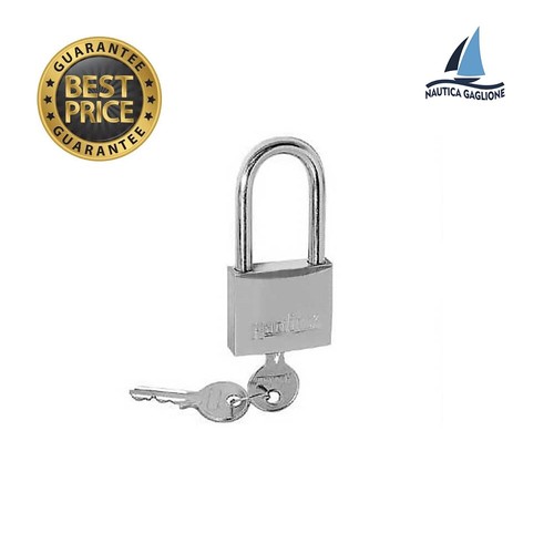 Lucchetto acciaio inox 40 - acciaio, 30/40