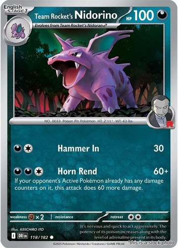 Team rocket nidorino - rocket's, [dri