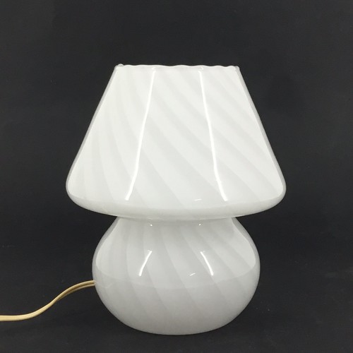 70s mushroom lamp glass - mushroom,