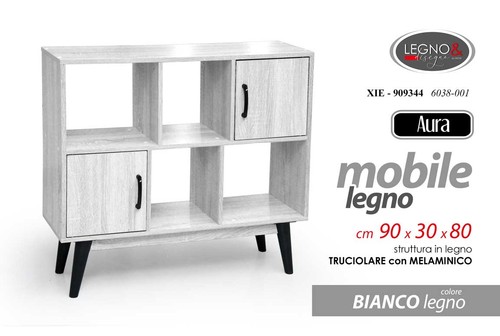 Libreria mobiletto salvaspazio - libreria,