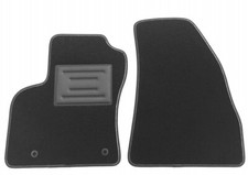 ASC tappetini auto set 2pz FIORINO CARGO 2007-2019 con bottoni battitacco gomma