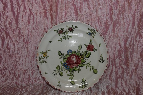 Piatto piano maiolica - maiolica, alla