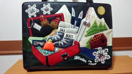 Borsa braccialini cartoline - borsa,